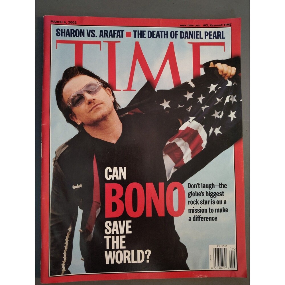 Time Magazine - March 4, 2002 - Can Bono Save The World?